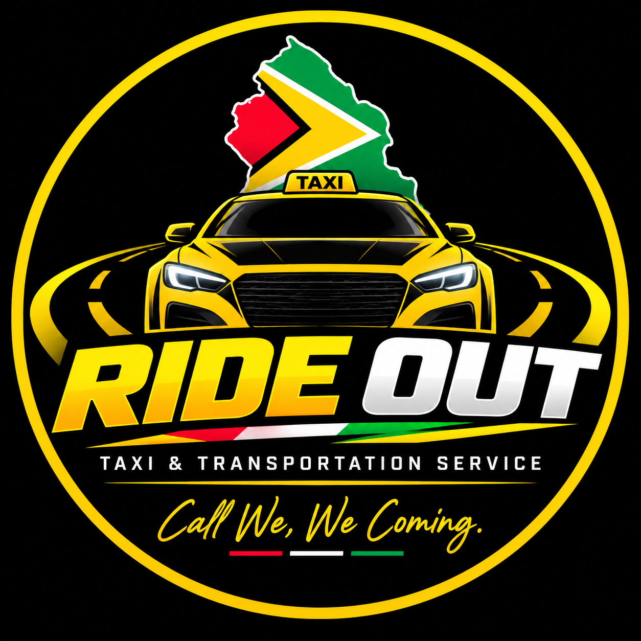 Ride Out Taxi and Transportation Service Logo
